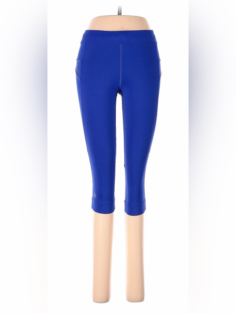 Athleta Royal Blue Cropped Performance Leggings